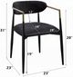 ACME Furniture Jaramillo 2-Piece Black Arm Chair Set-2
