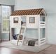 ACME Furniture Inara Rustic Oak/White Twin Over Twin Bunk Bed-4