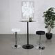 Coaster® Keanu Black Bar Table-3