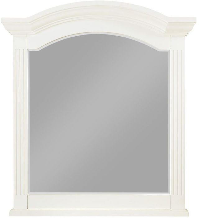 Mazin Furniture Meghan White Youth Dresser Mirror-0