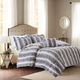 Olliix by Madison Park Zuri Grey Full/Queen Polyester Print Brushed Faux Fur Comforter Set-3