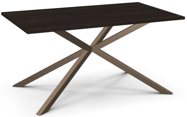 Amisco Customizable Asterisk 60" Rectangular Table with Metal Stand-0