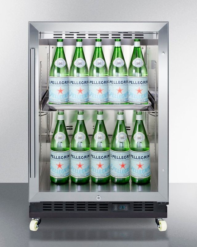 Summit® 24" 5.0 Cu. Ft. Built-In Mini Reach-In Beverage Center-2