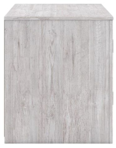 Signature Design by Ashley® Cayboni Whitewash 71" TV Stand with Electric Fireplace-2