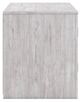 Signature Design by Ashley® Cayboni Whitewash 71" TV Stand with Electric Fireplace-2