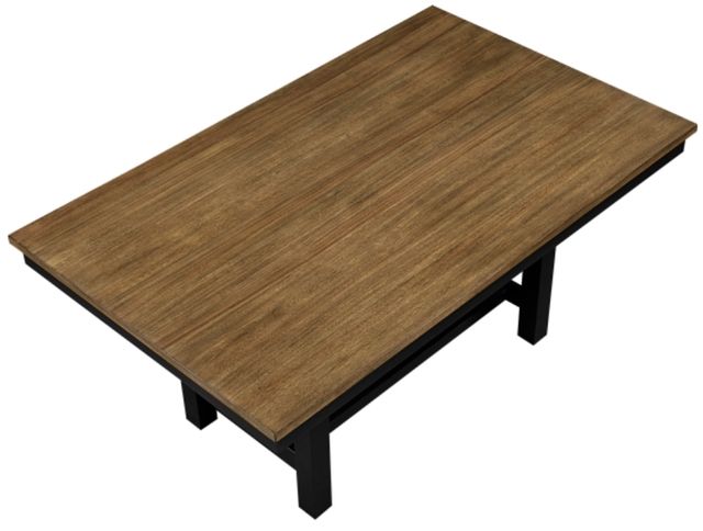 Homelegance® Tyler Black/Brown Dining Table-3