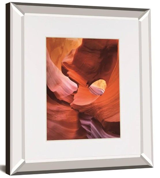 Classy Art Lower Antelope Canyon IV By Alan Majchrowicz Mirror Framed Wall Art-0