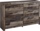 Benchcraft® Derekson 2-Piece Multi Gray Twin Panel Bed Bedroom Set-2