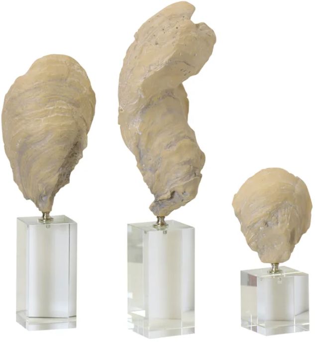 Stylecraft Norman Wyatt Home 3-Piece Gold/Natural Decorative Object Set-1