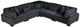 Homelegance® Traverse 5-Piece Black Modular Sectional-0