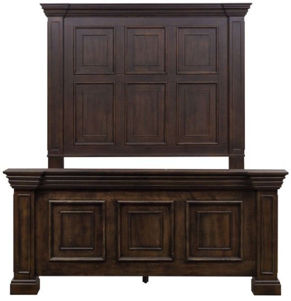 Liberty Furniture Big Valley Brownstone Queen Panel Bed-2
