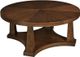 Signature Design by Ashley® Rustic Plains Warm Brown Round Cocktail Table-3