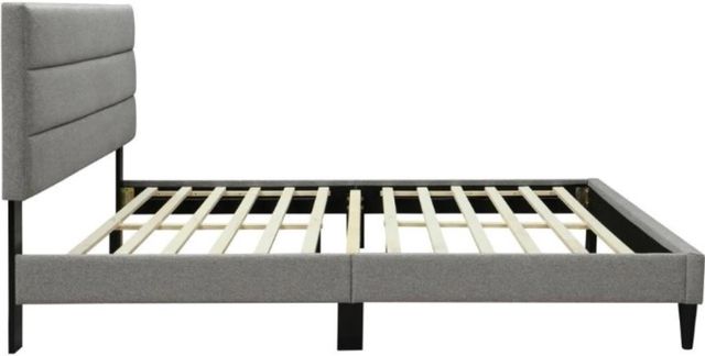 Bernards Willa Gray King Panel Bed with USB Port-3