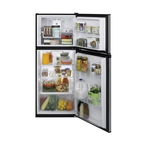 GE® Series 11.6 Cu. Ft. Stainless Steel Top Freezer Refrigerator-3