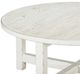 Liberty Furniture Backroads Parchment Brown Round Cocktail Table with Weathered White Base-5