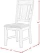 Elements International Cash 7-Piece Rustic Gray Dining Table Set-4