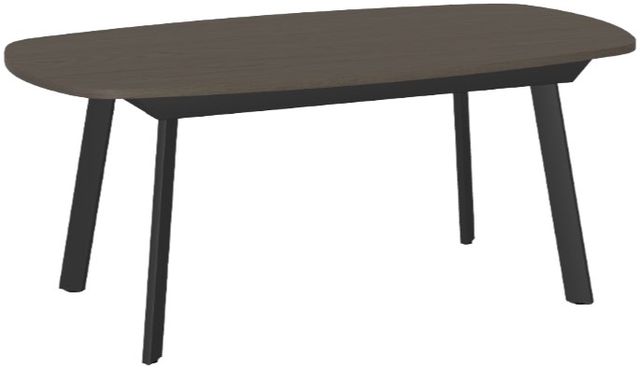 Amisco Customizable Hendrick 72" Dining Table with White Oak Veneer Top -0