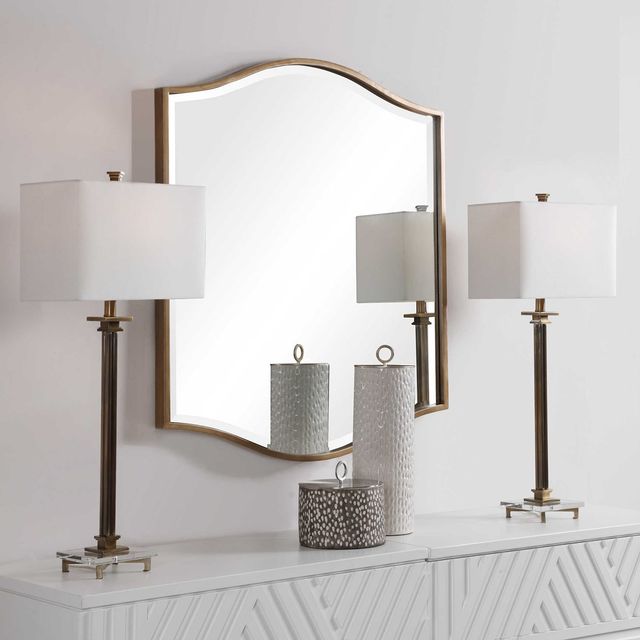 Uttermost® Cerise Antique Gold Mirror-2