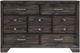 Crown Mark Jaymes Brown 4-Drawer Dresser-2