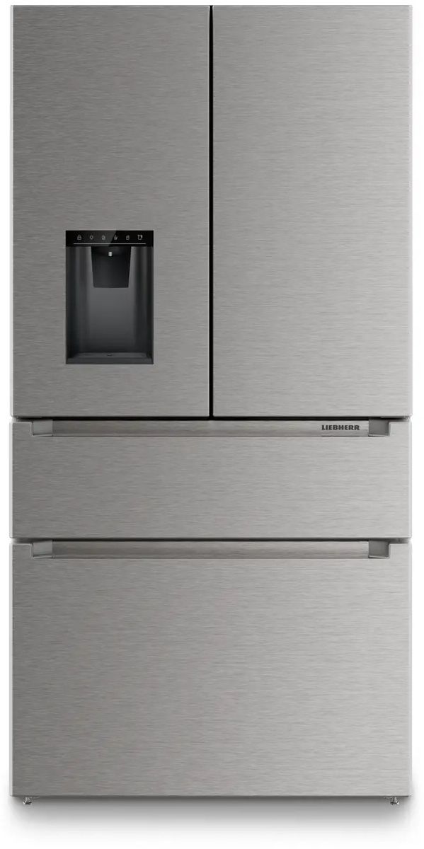 Liebherr Plus Series 36" 20.7 Cu. Ft. Stainless Steel Counter Depth French Door Refrigerator -0