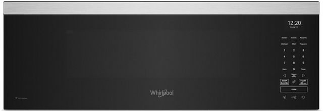 Whirlpool 30" Fingerprint Resistant Stainless Steel 1.1 cu. ft. Over the Range Microwave