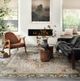 Magnolia Home by Joanna Gaines Lenna Rust Charcoal 3'x12' Rug Runner-3