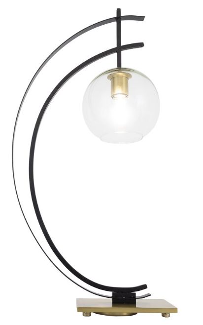 YHD Black Dome Hanging One Light Table Lamp-4