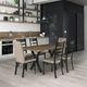 Amisco Customizable Merlot Dining Side Chair-1