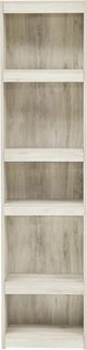Signature Design by Ashley® Bellaby 4-Piece Whitewash Entertainment Center with Electric Fireplace Insert and Shelves-2