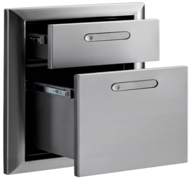 LYNX® Professional Ventana 19" Stainless Steel Double Drawer-1