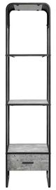 ACME Furniture Raziela Black/Concrete Gray Side Pier-1