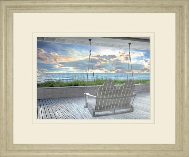 Classy Art Swing at the Beach by Celebrate Life Gallery Wall Art-0