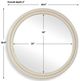 Uttermost® Florian White Round Mirror-2