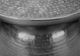Monarch Specialties Inc. Chrome Iron Bell Pedestal Drum Table-3