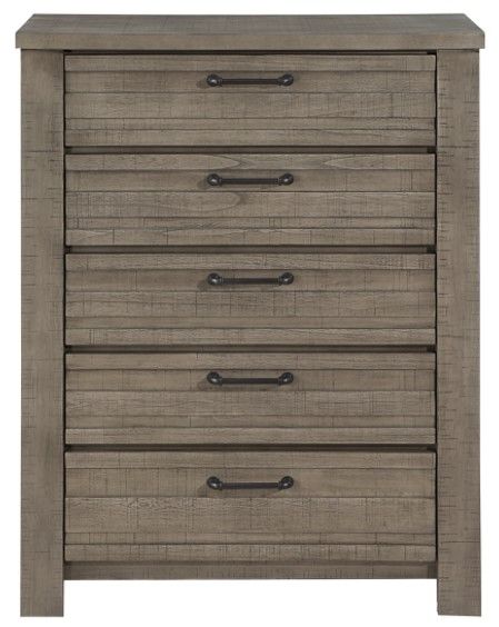 Mazin Furniture Longview Gray Chest-1