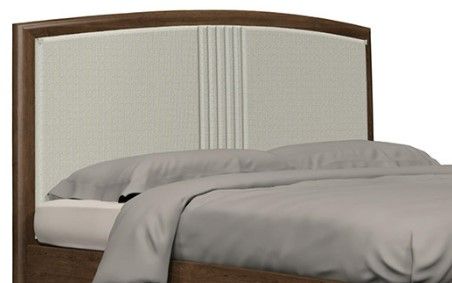 Country View Woodworking Westwood Bedroom Brown Maple Arched Upholstered  Queen Bed-1