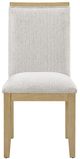 Global Furniture USA D1248 7-Piece Beige/Natural Dining Set-4