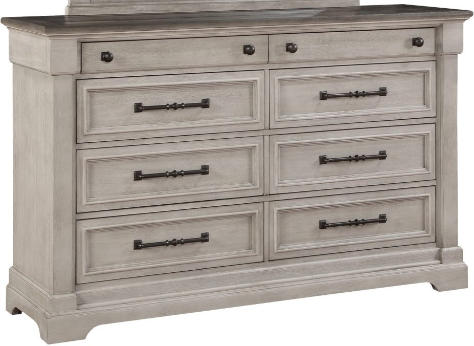 Holland House Furniture Woodbridge Dark Grey/Light Grey Dresser