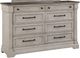 Holland House Furniture Woodbridge Dark Grey/Light Grey Dresser-0