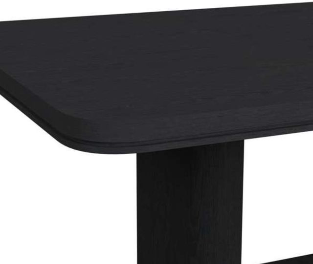 Elements International Rosalie Black 72" Dining Table-4
