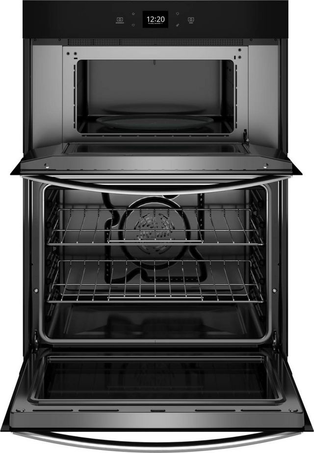 Whirlpool® 30" FingerPrint Resistant Stainless Steel Oven/Microwave Combination Electric Wall Oven-1