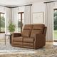 Flexsteel® Maxwell Cedar Power Reclining Loveseat with Power Headrests and Lumbar-1