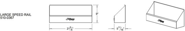 Alfresco™ Large Speed Rail-Stainless Steel-1