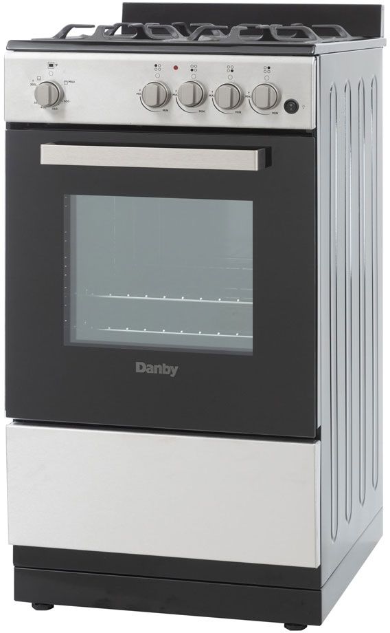 Danby 20" Stainless Steel Freestanding Gas Range-2