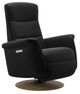Stressless® by Ekornes® Customizable Mike Small Power Recliner wityh Moon Wood Base-0