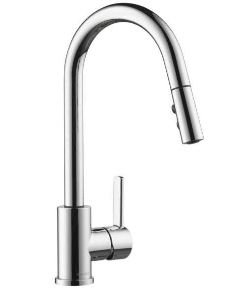 Peerless Precept® Chrome Single Handle Pull-Down Kitchen Faucet-0