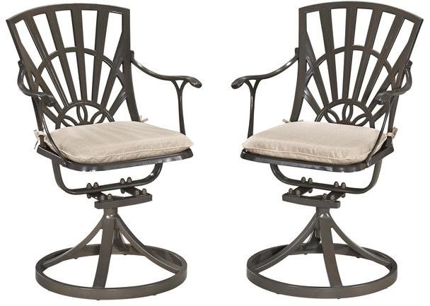 Homestyles® Grenada 5-Piece Khaki Gray Outdoor Dining Set-3
