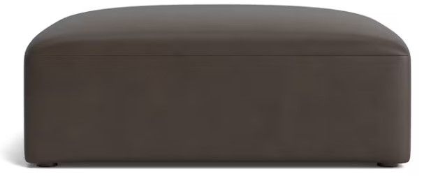 Bassett® Furniture Customizable Clyde Leather Ottoman-1