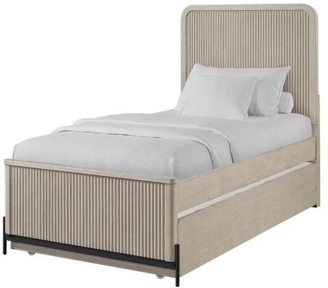 Bernards Stiltz Taupe Youth Twin Panel Trundle Bed-3
