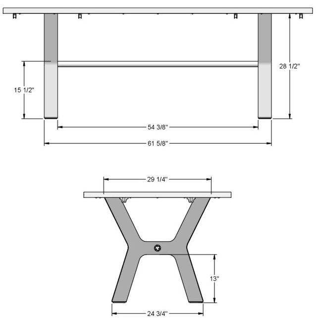 Amisco Customizable Parade Dining Table-2